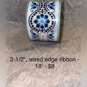 2-1/2", Wired Ribbon